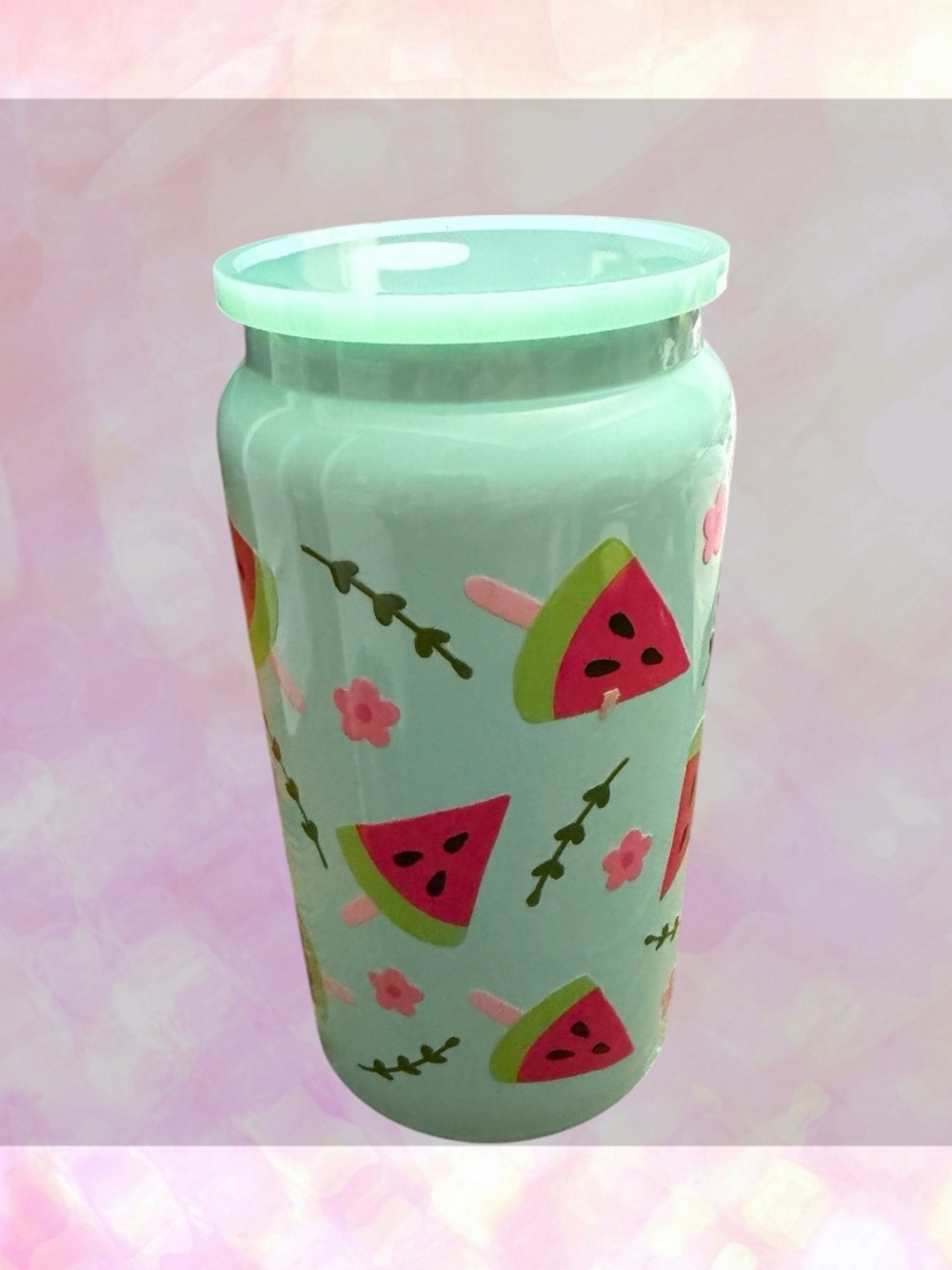 🦄 16oz Watermelon Stainless Steel Cup | Boutique Summer Tumbler